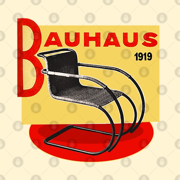 Bauhaus Avant-garde art school! Modernist armchair. by Marccelus