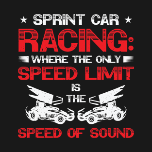 Sprint Car Dirt Track Racing T-Shirt