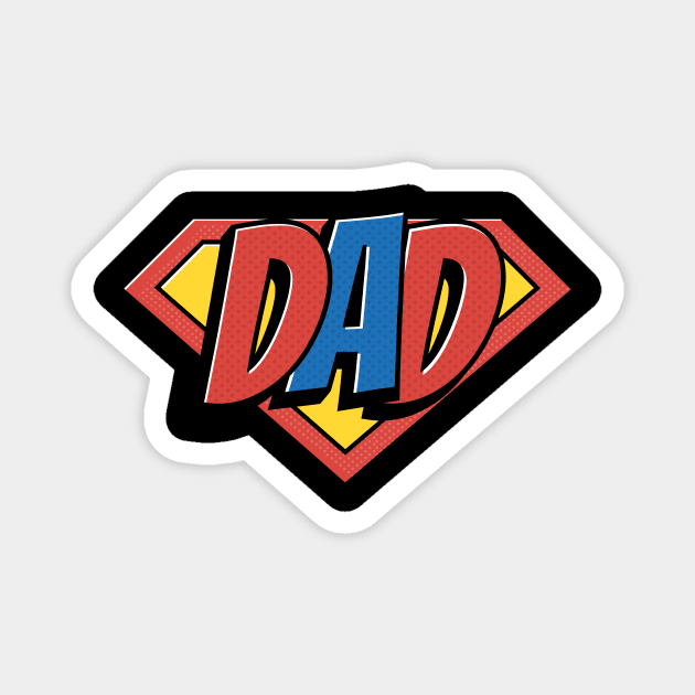 Super-Dad Magnet by Istanbul