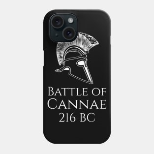 Battle Of Cannae Carthaginian Military History Punic Wars Phone Case