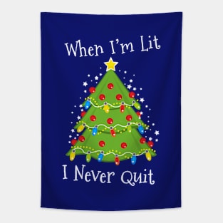 Christmas Tree Design Tapestry