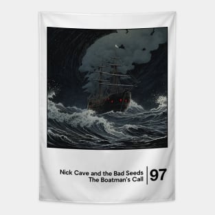 Nick Cave / Minimal Graphic Design Tribute Tapestry