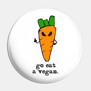 Caroth – funny carrot – Go eat a rabbit Pin