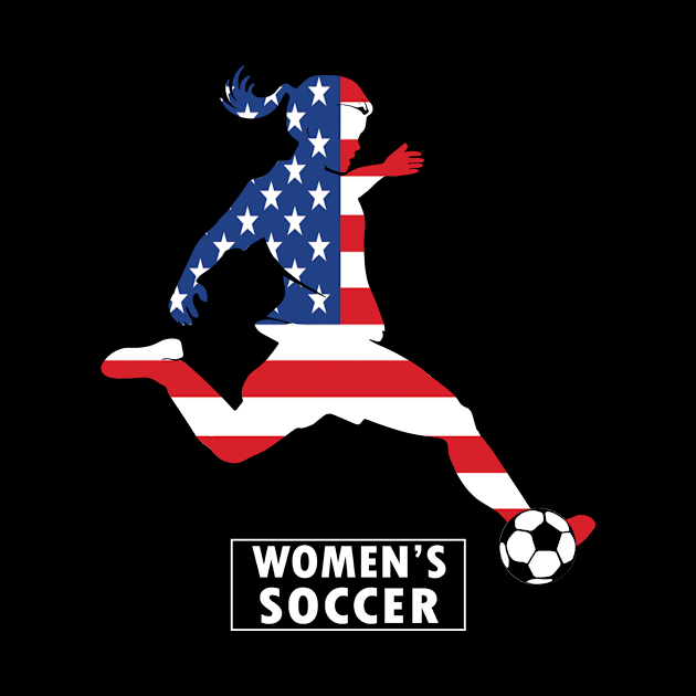 US Women's National Soccer Team Soccer Girl Players and Fans by CoApparel