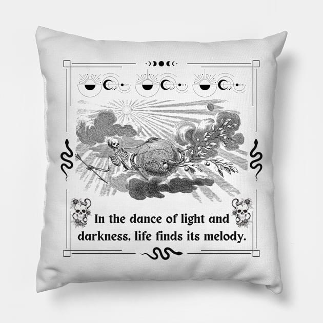 Melody of Existence Pillow by FreshIdea8