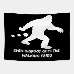 Even Bigfoot Gets the Walking Farts | Sasquatch Lovers | Fart Humor Tapestry