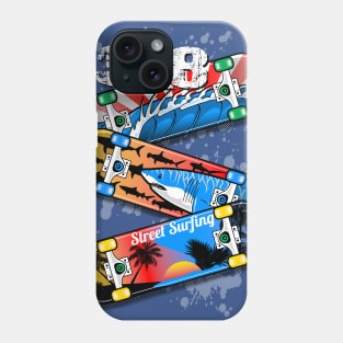 SK8 Skateboards Street Surfing Phone Case