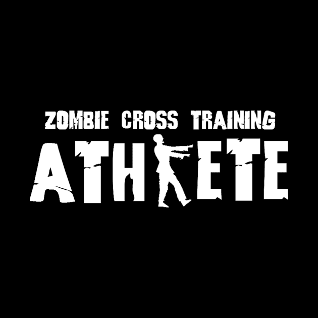 Zombie Athlete White by ZombieCrossTraining