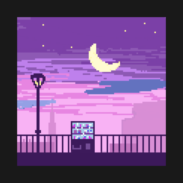 Pixel art sunset - Pixel - Hoodie | TeePublic