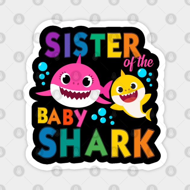 sister of the baby shark Magnet by  Memosh Everything 