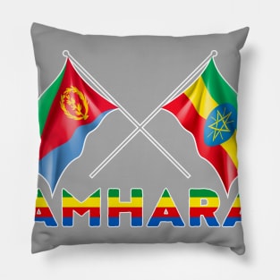 Amhara Ethiopia Eritrea Abyssinia Africa graphic print Pillow