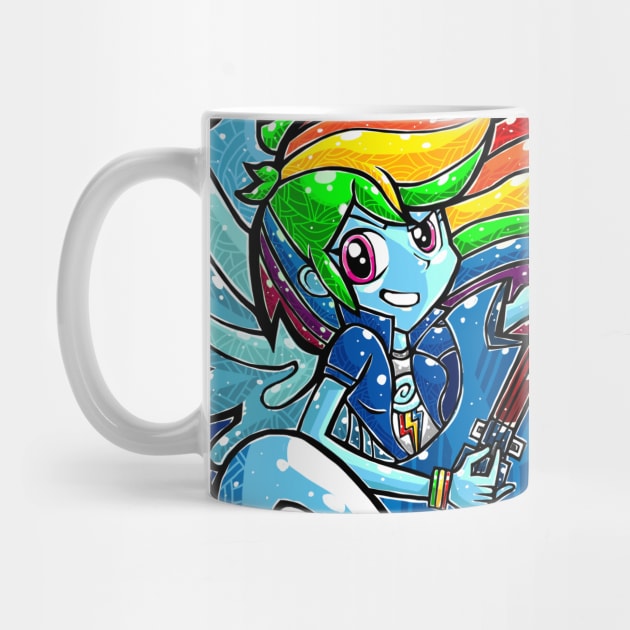 My Little Pony Friendship Is Magic Rainbow Dash Coffee Mug