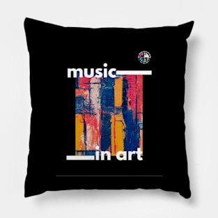 Music In Art at The Music Conservatory Pillow