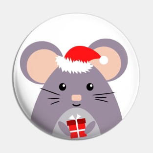 Santa mouse Pin