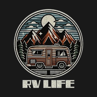 Rv life cabin on wheels T-Shirt