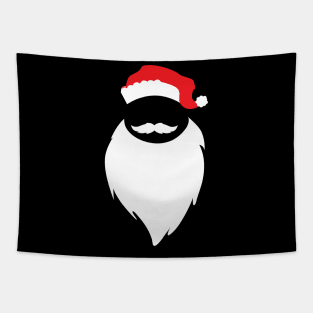 Santa Claus with beard and hat Tapestry