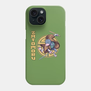 Zato-Moru, The Blind Mole Swordsman Phone Case