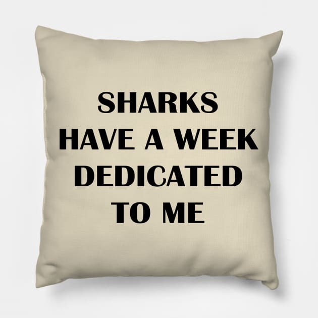 Shark Week Pillow by TheRevengeNinja