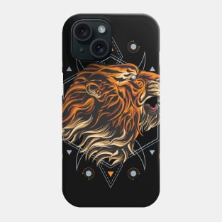 TIGER SACRED GEOMETRY Phone Case