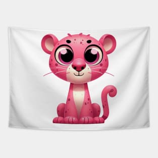 Cute Pink Panther Tapestry