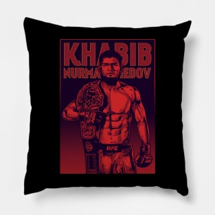 Khabib Nurmagomedov Pop Art Pillow