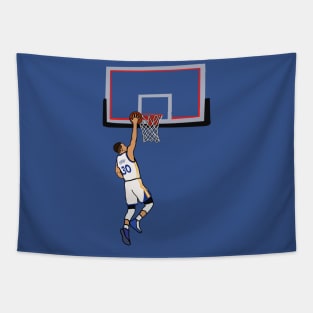 Steph Curry Misses The Dunk - NBA Golden State Warriors Tapestry