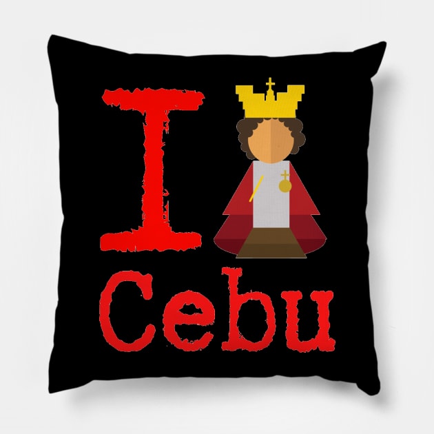 Sinulog 2019 Pit Senior | I Love Cebu Pillow by fullstackdev