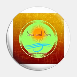 Sea and Sun Pin