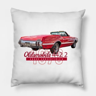 1970 Oldsmobile 442 2 Door Convertible Pillow