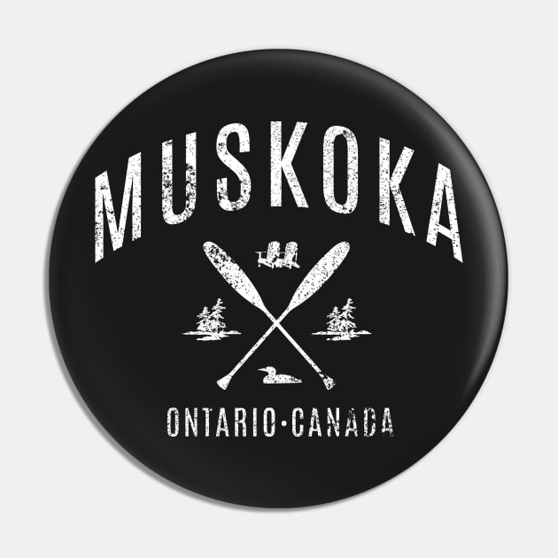 Muskoka Crossing arched Pin by DavidLoblaw