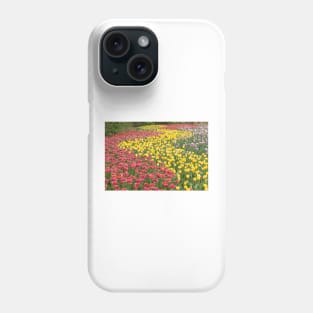 Rows of Tulips in Spring Phone Case