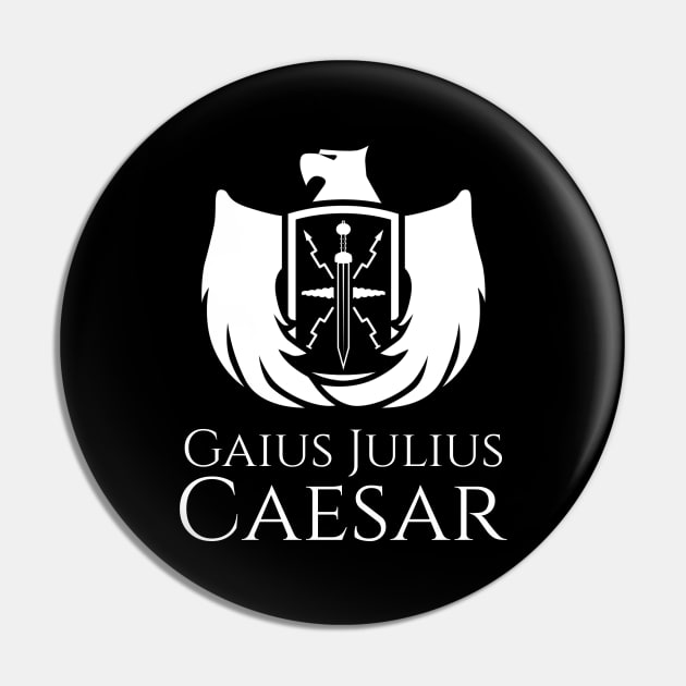 Gaius Julius Caesar - Ancient Roman History - SPQR Rome Pin by Styr Designs