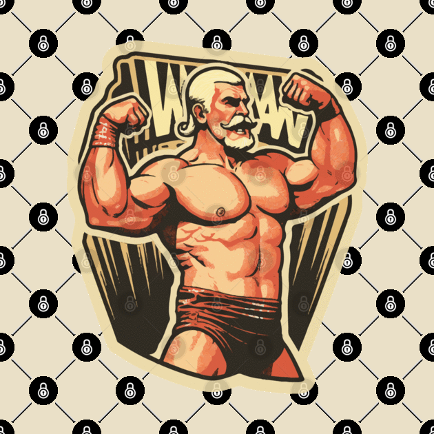 Vintage Wrestling by ArtfulDesign