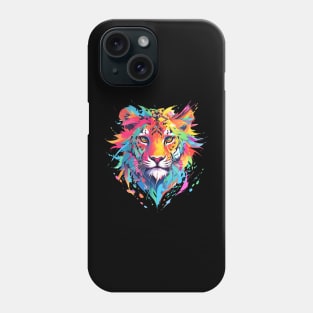 colorful tiger Phone Case