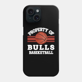 Proud Name Bulls Graphic Property Vintage Basketball Phone Case