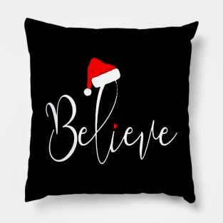 Believe Christmas Pillow