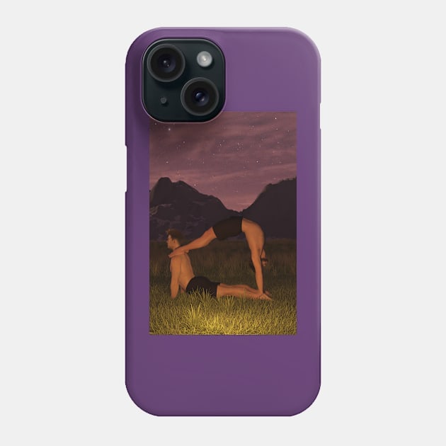 Love is a Mountain Phone Case by RexRedLGBTQ