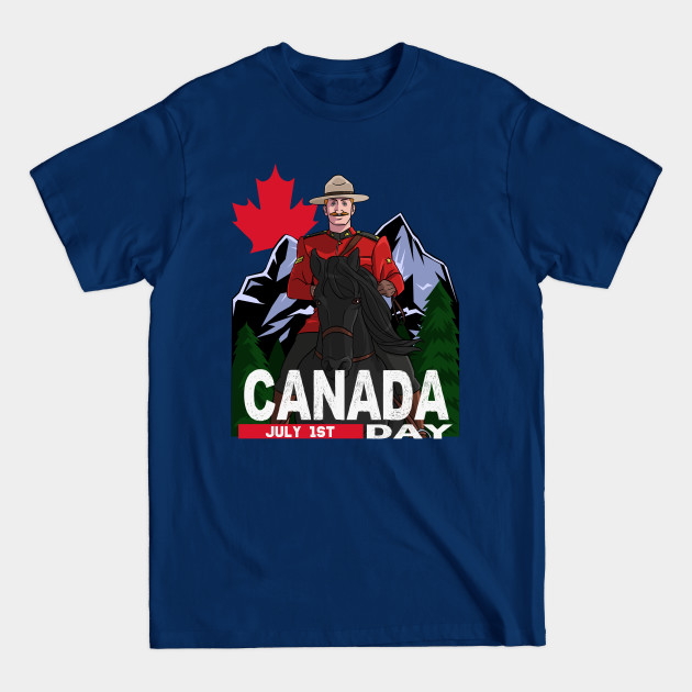 Discover Canada Day Mountie - Canada Day - T-Shirt