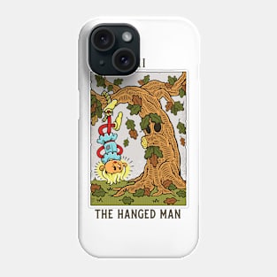 Hanged Man - Mystical Medleys - Vintage Cartoon Tarot (White) Phone Case