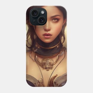 Mystic Sorceress Of The Moonlit Forrest Phone Case