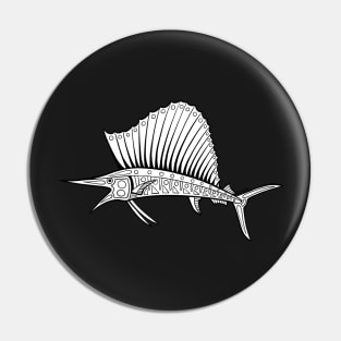 Native Inspired Sailfish Pin