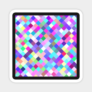 Decorative colored square Magnet