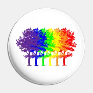 Rainbow Forest Pin