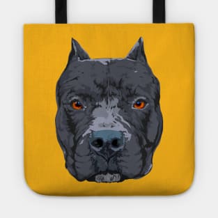 Pit bull face Tote