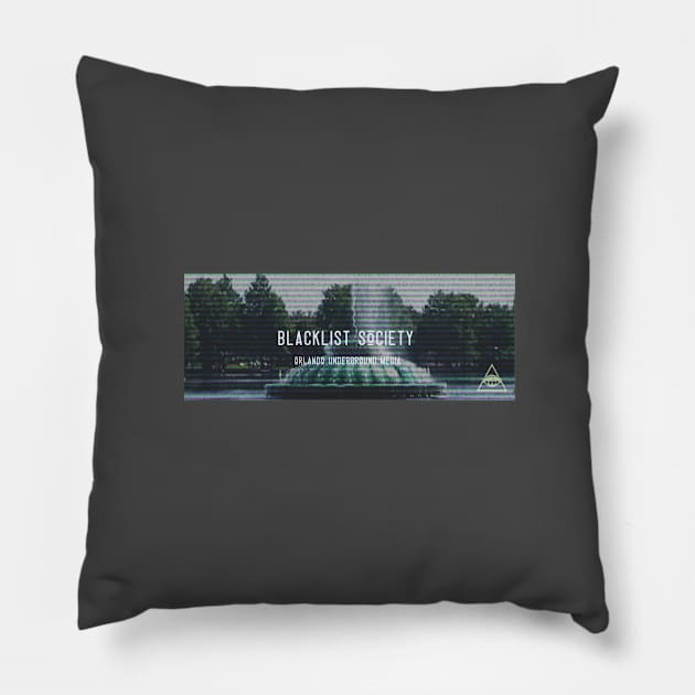 blacklist lake eola Pillow by blacklistsociety