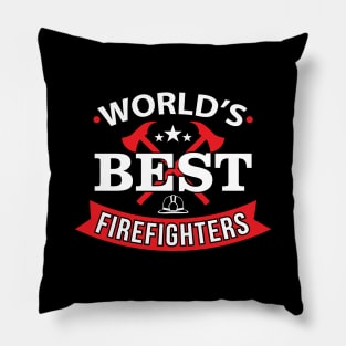World Best Firefighter shirt Firefighter Birthday Gift Pillow