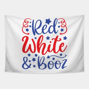 Red White And Booz Tapestry