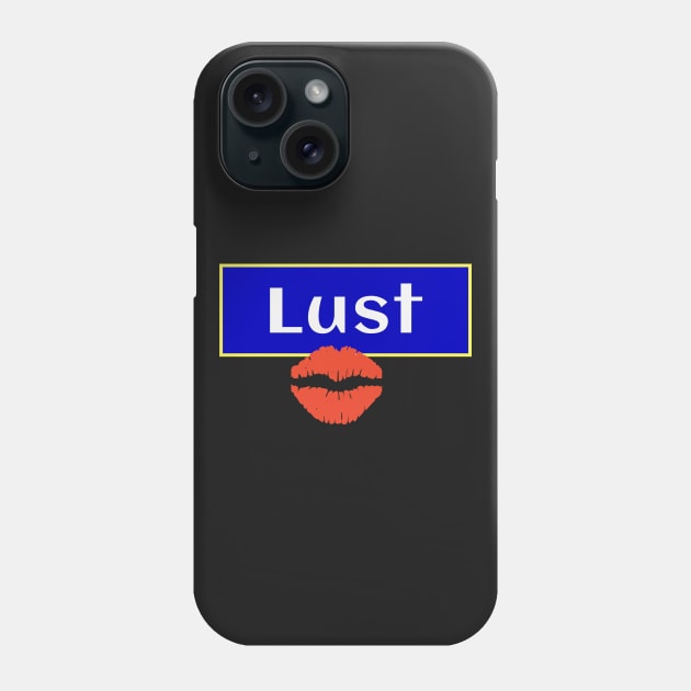 Lust Phone Case by Quirky Design Collective