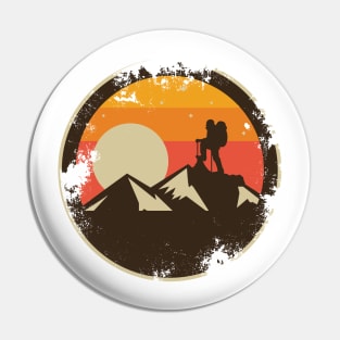 Vintage Rock Climbing - Mountain Climbing Pin