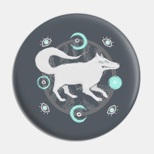 CULT ALIEN NIGHT WOLF Pin